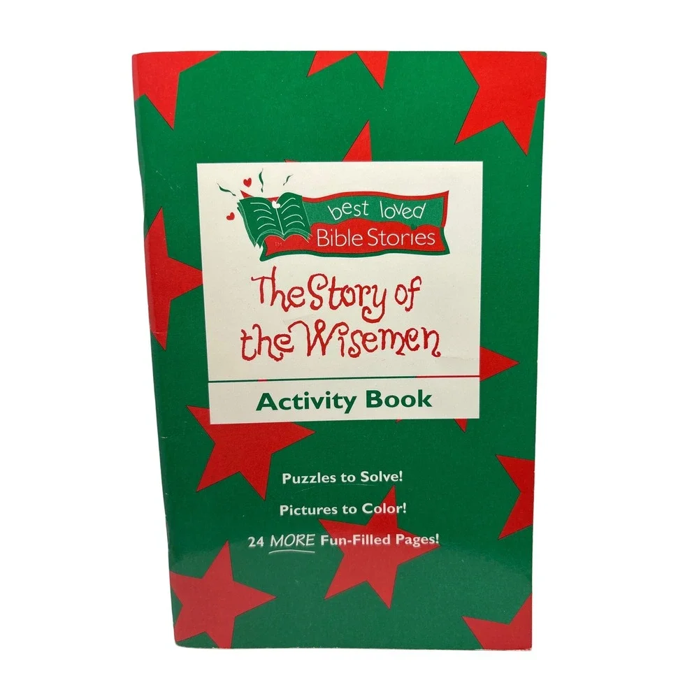 Bible‎ Stories The Story of the Wisemen Activity Book Christmas Puzzles Coloring